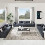 طقم كنب مكليتو ,تصميم فاخر ,مناسب للمساحات الواسعة ,ويضيف لمسة راقية