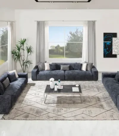 طقم كنب مكليتو ,تصميم فاخر ,مناسب للمساحات الواسعة ,ويضيف لمسة راقية