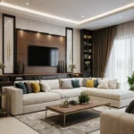 طقم كنب زاوية فخم