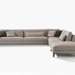 كنبة قماش بيلبورت بخامة فاخرة وتصميم أنيق يوفر راحة عالية ولمسة رقي للمساحة،