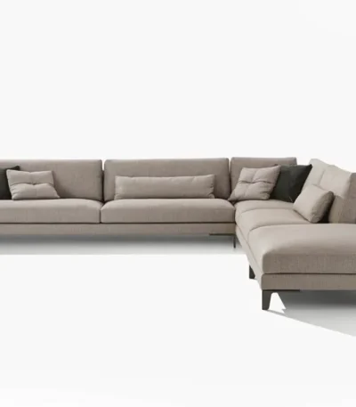 كنبة قماش بيلبورت بخامة فاخرة وتصميم أنيق يوفر راحة عالية ولمسة رقي للمساحة،