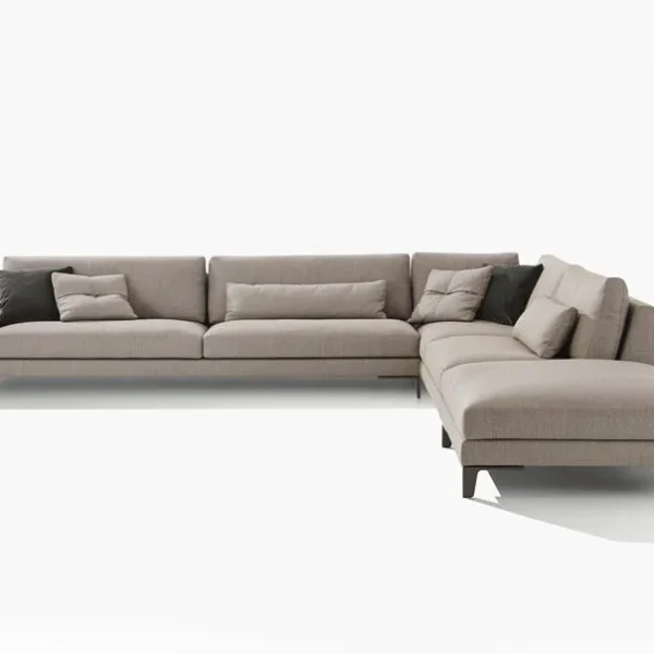 كنبة قماش بيلبورت بخامة فاخرة وتصميم أنيق يوفر راحة عالية ولمسة رقي للمساحة،