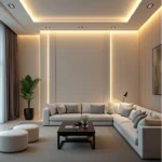 طقم كنب زاوية فخم