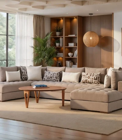 كنب مودرن الرياض، كنب حرف U كبير، أطقم كنب مجالس فخمة