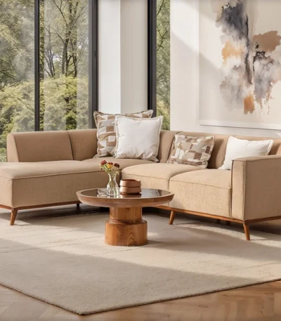 طقم كنب حرف L