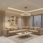 كنب زاوية تيرو بتصميم مودرن أنيق, يوفر راحة عالية ومساحة جلوس واسعة،