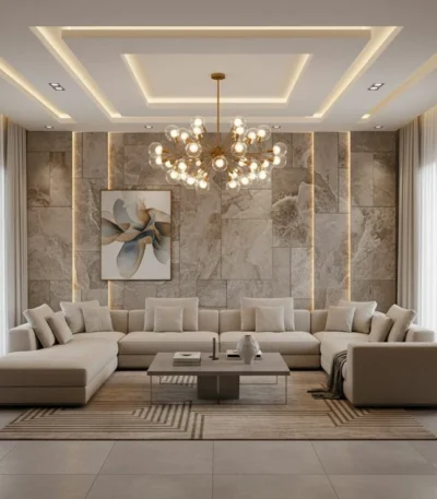 كنة جراند بالاس حرف U, بجلسة عائلية فاخرة توفر مساحة واسعة وراحة استثنائية، بتصميم راقٍ وخامات عالية الجودة