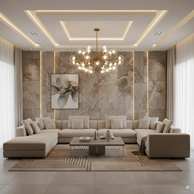 family-design كنة جراند بالاس حرف U, بجلسة عائلية فاخرة توفر مساحة واسعة وراحة استثنائية، بتصميم راقٍ وخامات عالية الجودة