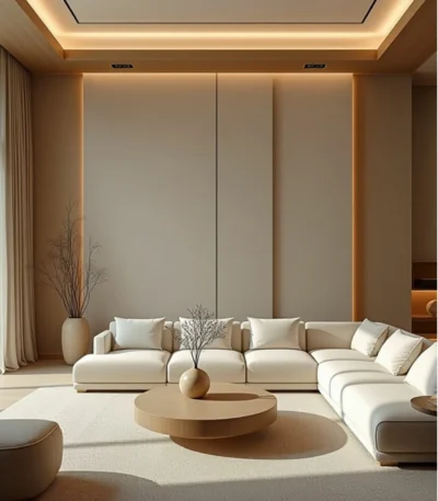 ركنة سيرين كلاود حرف L بقماش بوكلي ناعم, تمنحك إحساسًا بالراحة والدفء، بتصميم عصري أنيق