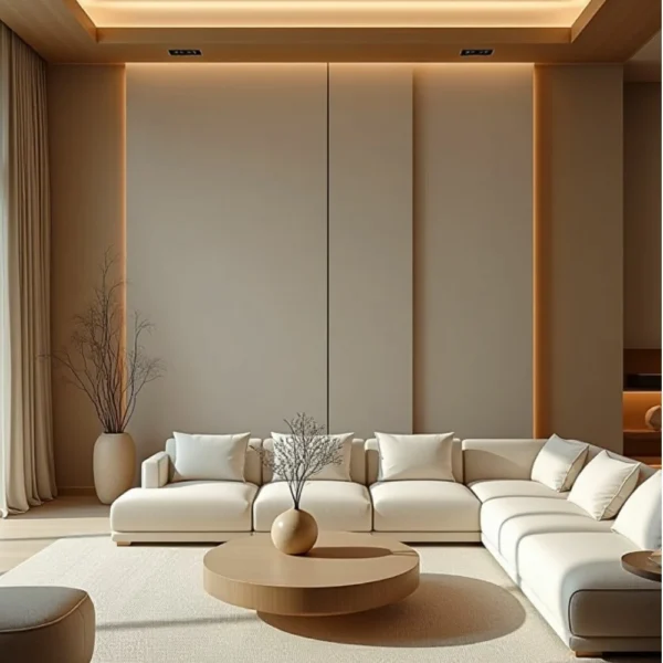 ركنة سيرين كلاود حرف L بقماش بوكلي ناعم, تمنحك إحساسًا بالراحة والدفء، بتصميم عصري أنيق