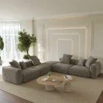 كنبة زاوية ,تصميم مودرن ,معيارية ,حرف V