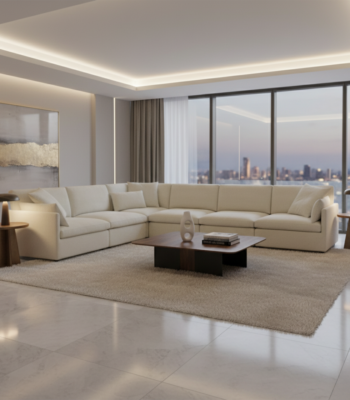 أريكة بينغو معيارية ,حرف L يسار ,تصميم مودرن ,راحة عالية