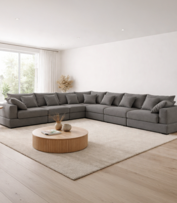 أريكة زاوية سان مور ,حرف L مودرن ,سبع مقاعد ,راحة عالية