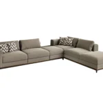 كنبة زاوية موروكو بتصميم مودرن, أنيق يضيف لمسة عصرية راقية للمساحة،