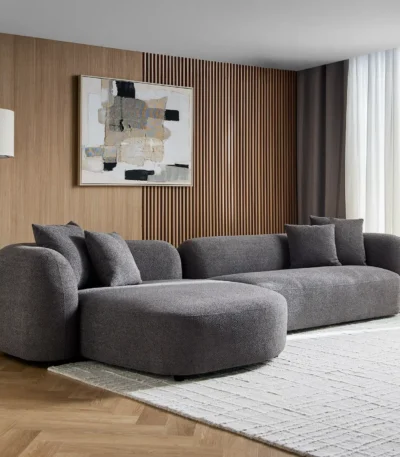 كنبة ركنية تريس ,خامة متينة ,جلسة مريحة ,ولون يناسب أي ديكور