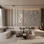 ركنة كلاود مودرن حرف U بتصميم موديولار يوفر مساحة جلوس واسعة وراحة فائقة،