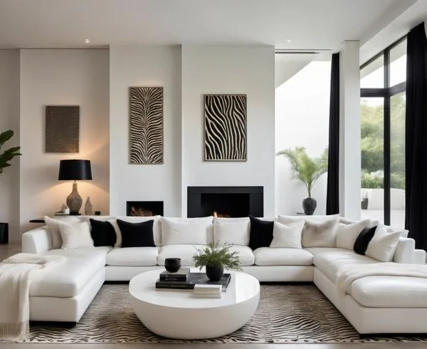 ركنة مودرن ريفييرا حرف U مزدوجة, بتصميم فاخر وعصري, توفر مساحة جلوس واسعة وراحة فائقة،