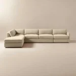 كنبة زاوية وينونا ,أربع قطع ,مخمل فاخر ,ومظهر أنيق