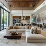 كنبة زاوية أرجو بتصميم مودرن أنيق توفر راحة عالية ومساحة جلوس عملية، بخامات متينة ولمسات عصرية