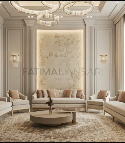 طقم كنب فيكتوريا بتصميم ملكي كلاسيكي فاخر, يضفي لمسة فخامة وأناقة للمساحة،