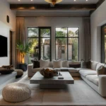 ركنة مودرن جوفا بلون أوف وايت أنيق تضيف إشراقة وهدوء للمساحة،