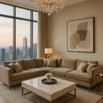 ركنة ستيلا بقماش مخملي فاخر, تضيف لمسة دفء ورقي ,لمساحة المعيشة، بتصميم عصري وراحة عالي