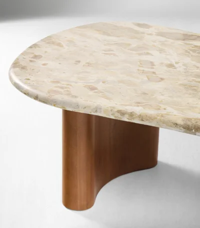 طاولة ألورا ,رخام أنيق ,تصميم عصري ,تفاصيل فخمة