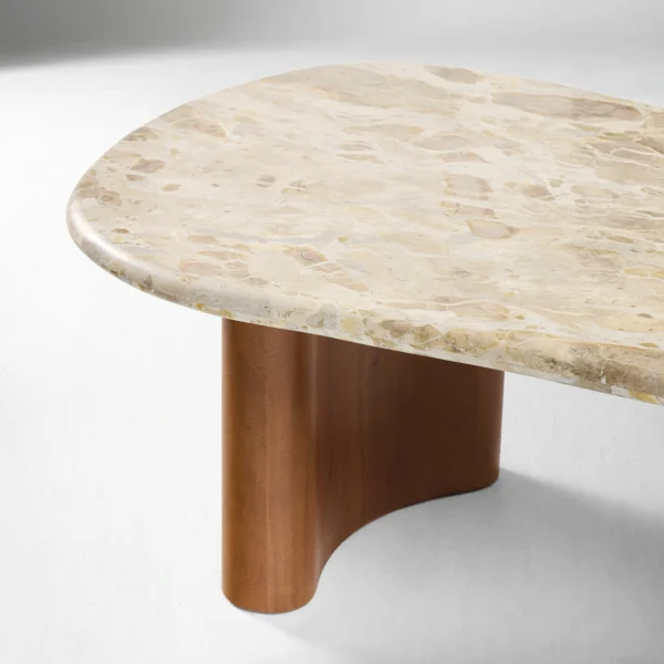 طاولة ألورا ,رخام أنيق ,تصميم عصري ,تفاصيل فخمة