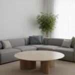 طاولة قهوة سيسل ,تصميم دائري ,رخامي ,لمسة أنيقة