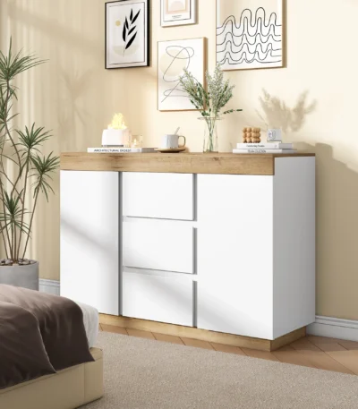 خزانة ميمو ,تنظيم مثالي ,3 أدراج ,بابين متينين