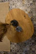 طاولة برسينا – طاولة قهوة خشبية, خامات طبيعية, سهلة التنظيف, جذابة