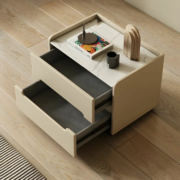طاولة جانبية كومود, تصميم صغير وعصري, مثالية لغرف المعيشة, عملية