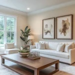 طاولة ميمو الخشبية, مثالية لغرف المعيشة, مساحة واسعة, تصميم عصري