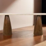 طاولة كونسول بريتون ,قاعدة خشب ,تصميم أنيق ,مظهر راقٍ