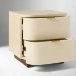 كومودينة ليلي شيا خشبية, تصميم عصري, مساحة واسعة, عملية ومريحة