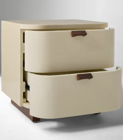 كومودينة ليلي شيا خشبية, مساحة تخزين إضافية, مناسبة لكل الغرف, جميلة