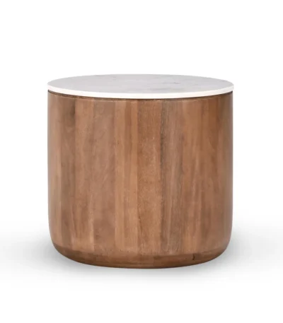 طاولة جانبية جوزي رخامية, عملية ومريحة, تصميم متين وأنيق