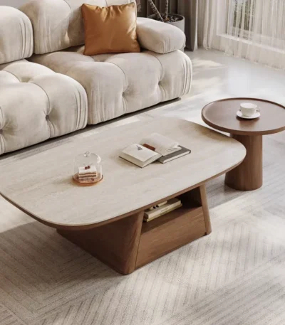 طاولة قهوة أوريك, مساحة واسعة, مثالية لغرف المعيشة