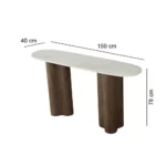 كونسول جانبية جوني, مساحة تخزين عملية, سهلة الاستخدام