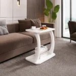 طاولة جانبية فاينا شكل حرف C, تصميم عصري, عملية وأنيقة